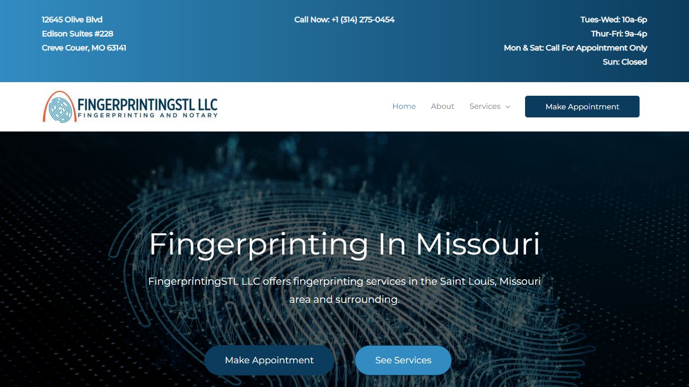 Fingerprinting Near Me | Saint Louis, Missouri